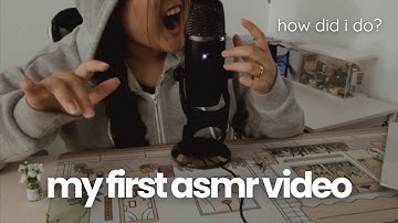 ☁️ my first asmr video (pls be nice, i