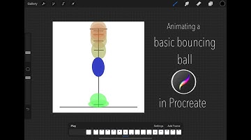 Animating a Basic Bouncing Ball in Procreate