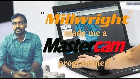 Mr Venkatesh from Naggapattinam completed Mastercam training from Millwright Coimbatore, India