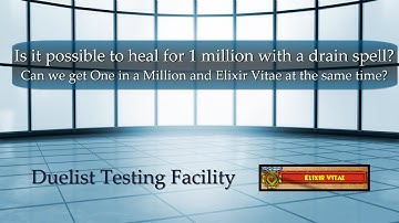 Wizard101 Elixir Vitae with a Drain