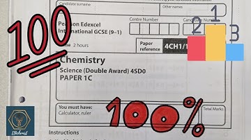 Edexcel IGCSE Chemistry 2021 Paper 1 | 100% Walkthrough