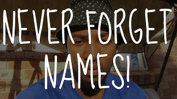 How To Remember People