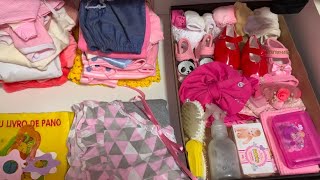 Organizando A Gaveta De Roupas E Acessórios Da Minha Bebê Reborn Floflomilli Produções