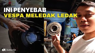 Cara Mengatasi Vespa  Yang Meledak Ledak