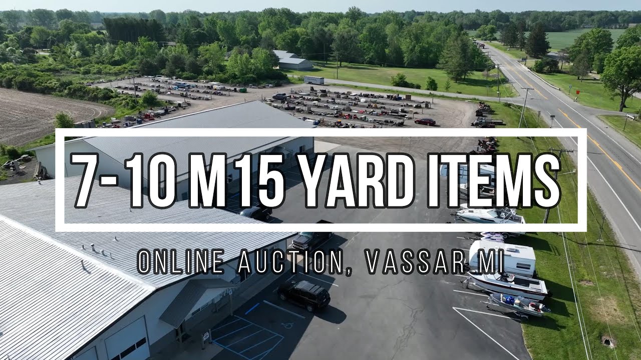 Bidnow.us 7/10/23 Online Auction Vassar, MI Yard Video plus Thousands