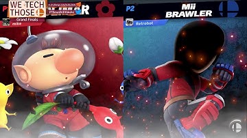We Tech Those 28 Retrobot (Mii Brawler) vs asddast (Olimar) Grand Finals