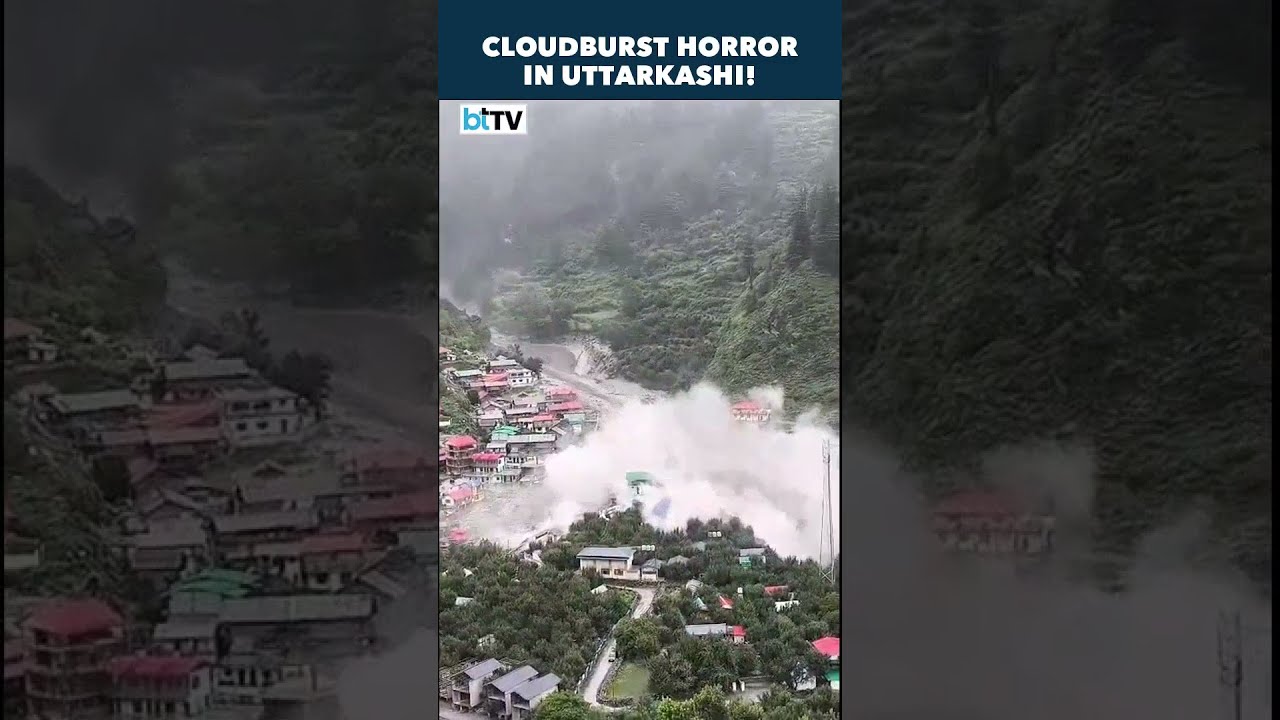 Cloudburst Horror In Khir Ganga Dharali Village Flooded Many Feared Trapped