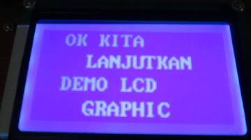 GRAPHIC LCD 128x64 ST7920 Controller Bascom AVR