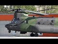 CH-147F (CH-47) Chinook Helicopter Engine Startup and Takeoff