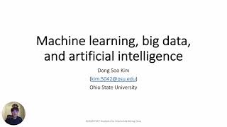 Lecture 11. Machine learning, big data, and artificial intelligence