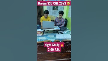 SSC cgl 2023 night study motivational video #cgl #chsl #motivation #ssc #ssccgl #cpo #mts #sscgd