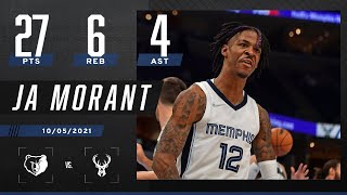 Ja Morant drops 27 in preseason opener | Full Game Highlights