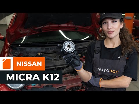 Cómo cambiar la filtro de aceite y aceite de motor en NISSAN MICRA K12 [VÍDEO TUTORIAL DE AUTODOC]