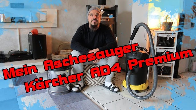 Karcher AD 4 Premium Ash Vacuum Cleaner 1.629-731.0 - TESTING 