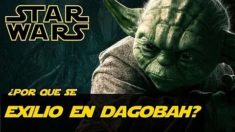 ¿Por qué se escondió Yoda en Dagobah?