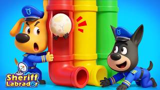 Where's the Egg? | Safety Rules for Kids | Educational Cartoon | Sheriff Labrador