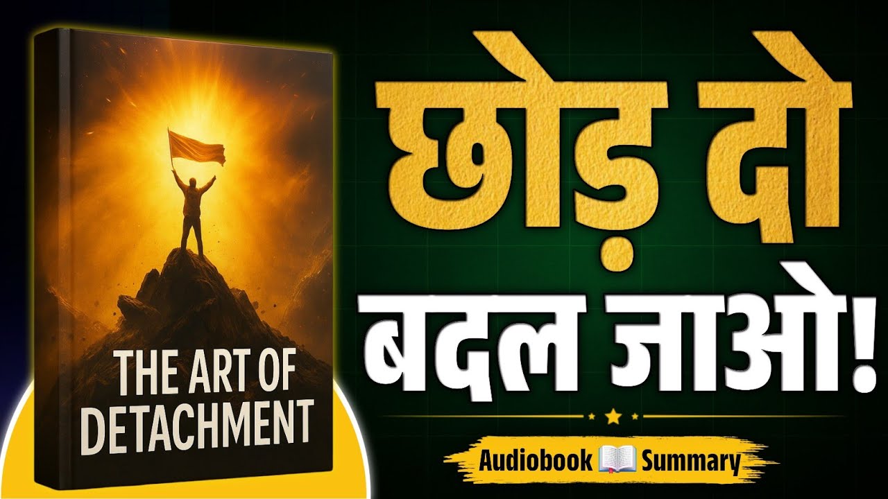Why 1% लोग ही Detachment में जीतते हैं? | The Art of Detachment Book Summary in Hindi | Audiobook