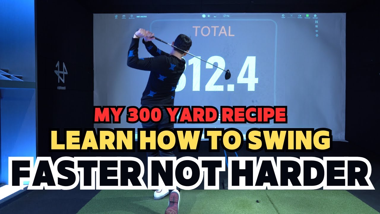 Swing your driver FASTER NOT HARDER to hit 300 yards! - YouTube