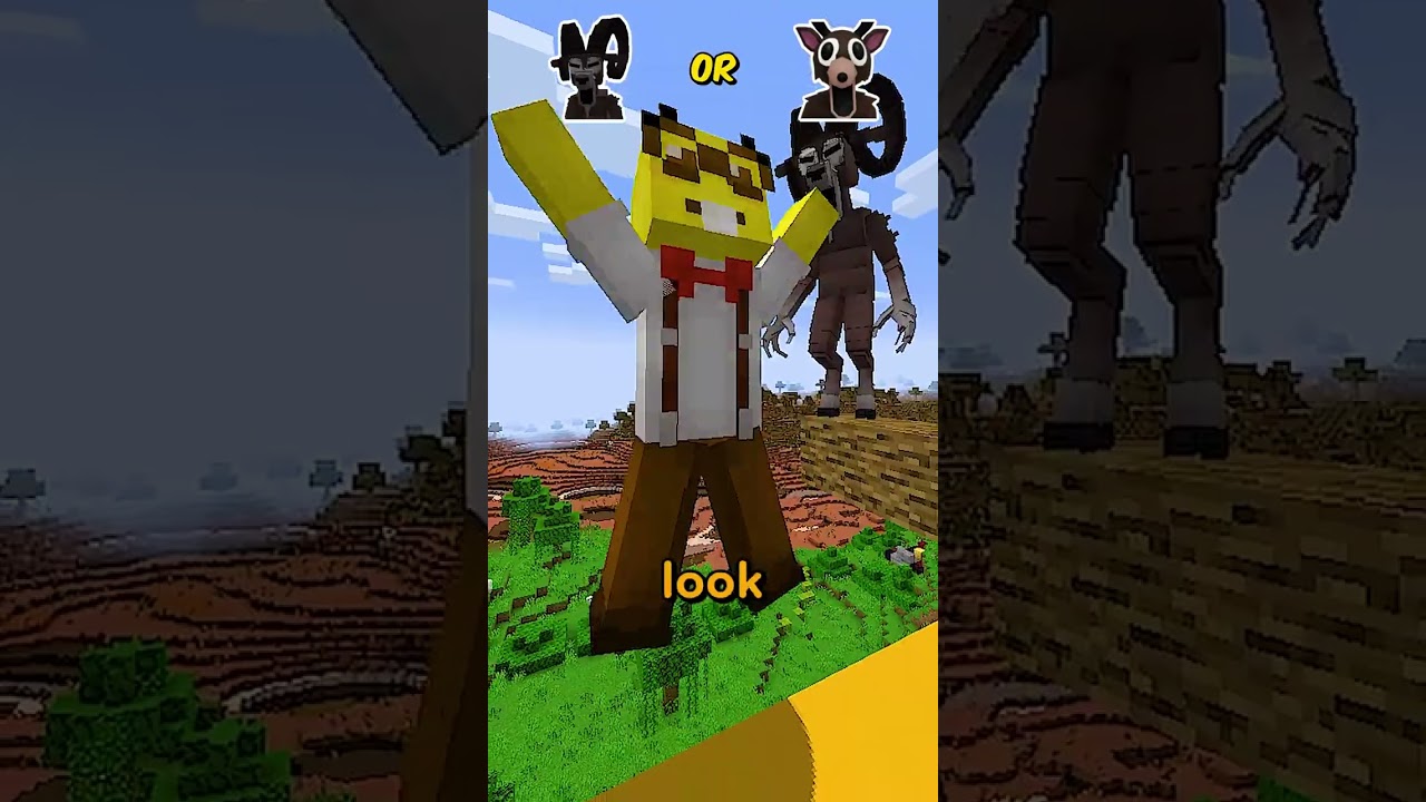 MINECRAFT, BUT CHOOSE RIGHT OR DIE! PART 3⛏️ #shorts