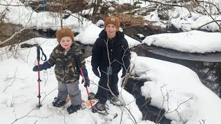 Snowshoeing Sending Arrows and Sugar