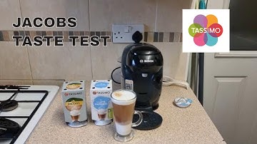 JACOBS- LATTE MACCHIATO COFFEE TASSIMO BOCSH  TASTE TEST  REVIEW