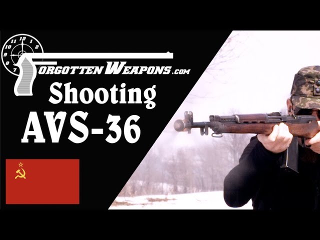 The Soviet Jackhammer: Shooting an AVS-36 class=