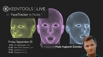 FaceTracker Basics (feat. Mads Hagbarth Damsbo) — KeenTools LIVE (25/09/2020)