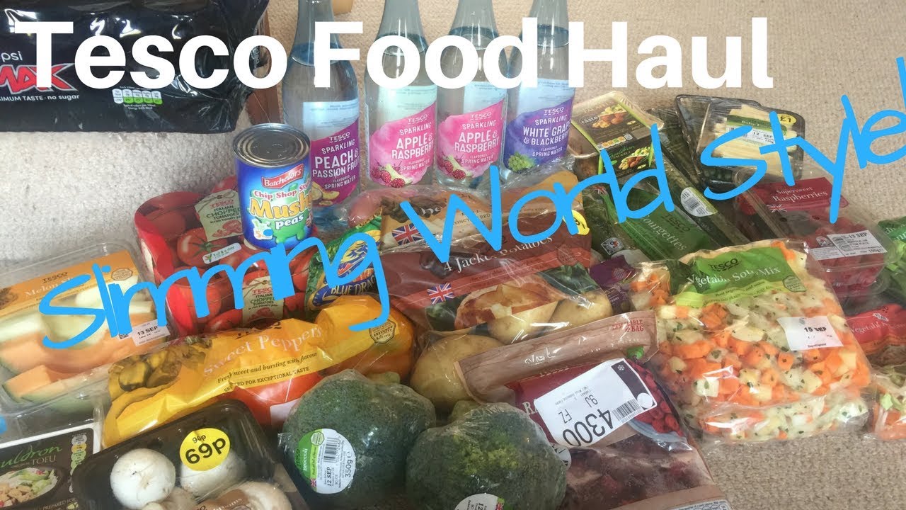Tesco Food Haul Slimming World Style ! YouTube