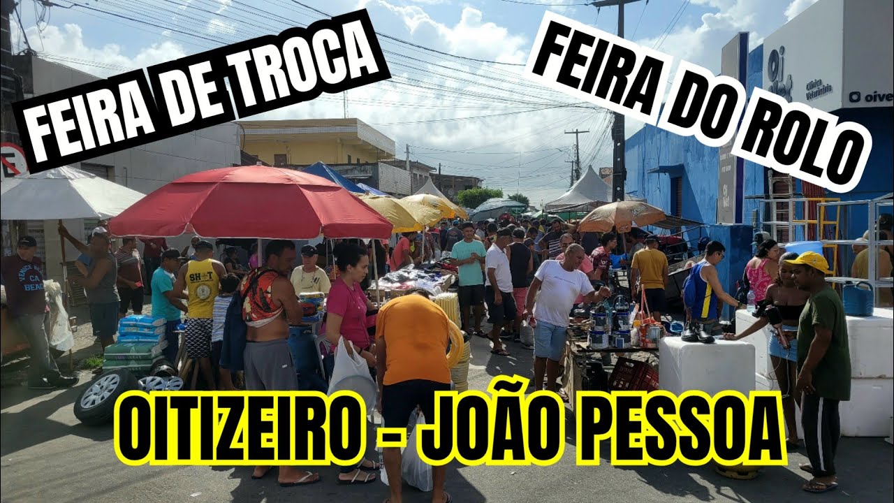 Assim é a Feira de Troca de Oitizeiro em João Pessoa