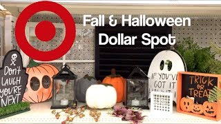 YES!! New Fall & Halloween Decor Target Dollar Spot Shop With Me!