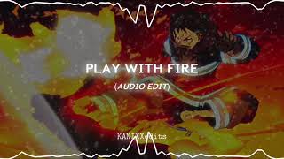 play with fire - sam tinnesz ft. yacht money [edit audio] ver. 2 Resimi