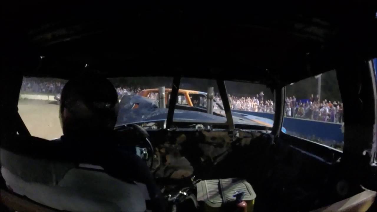 demolition derby 2016 SCHOMBERG DEMOLITION DERBY FINAL IN CAR #57