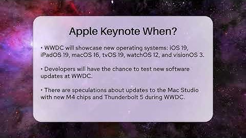 Apple Keynote When? - Talking Tech Trends