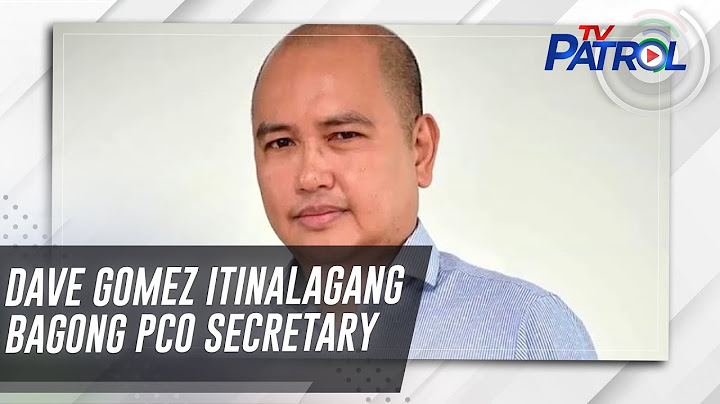 Dave Gomez itinalagang bagong PCO secretary | TV Patrol