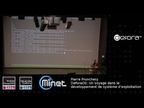 Conférence MiNET 2018 - DeforaOS : un voyage dans le développement d&rsquo;un OS - Pierre Pronchery