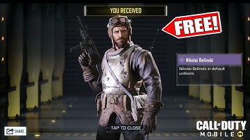 HOW TO GET FREE Nikolai Belinski in COD Mobile!