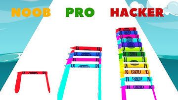 NOOB vs PRO vs HACKER - Crayon Run