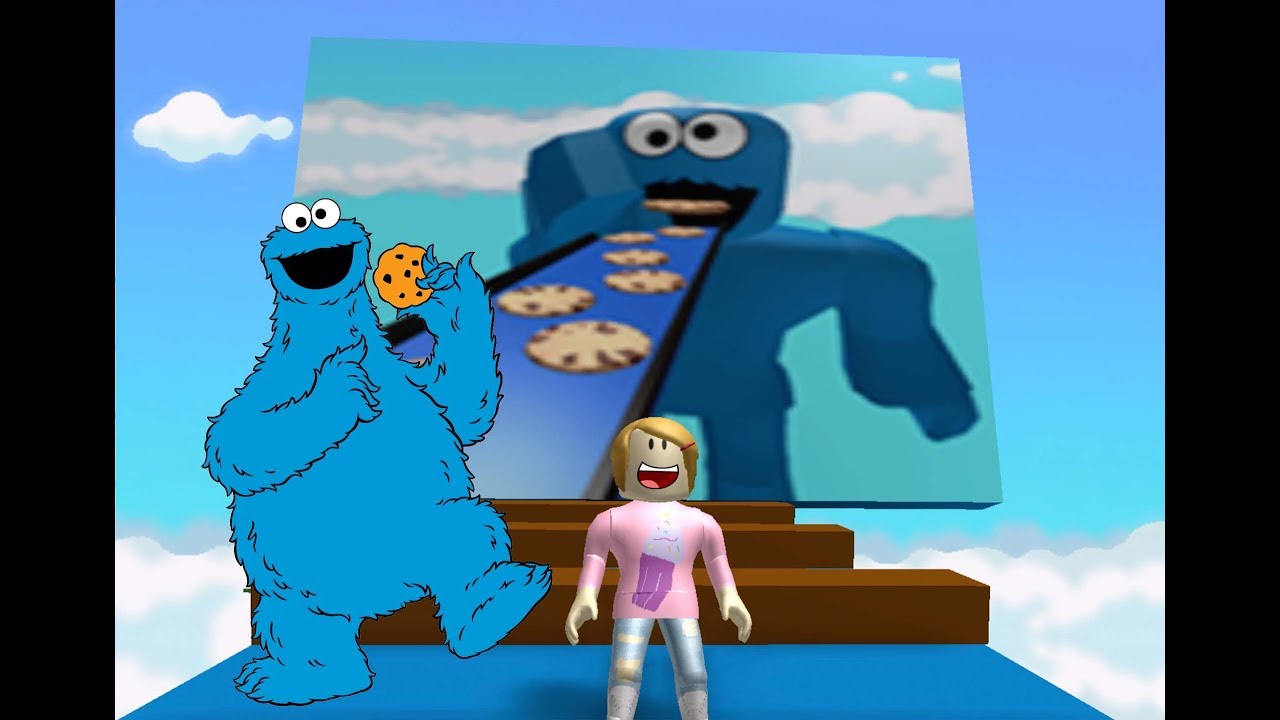 Roblox Escape Cookie Monster With Molly Youtube - green cookie monster roblox