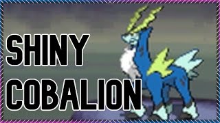 [LIVE] Shiny Cobalion in Pokemon Black/White after only 604 soft resets!!!!!