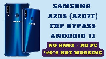 Samsung A20S Android 11 Frp Bypass Without PC 2022