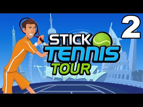 Stick Tennis Tour - Gameplay Walkthrough Part 2 - Exhibition: Berlocq [Challenges] (iOS, Android)