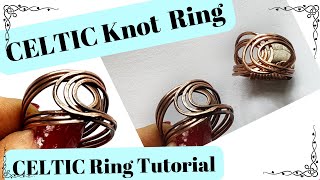 Amazing Celtic Knot Ring/Easy to Make/Wire Wrapped Jewelry/Tutorial Anillo Nudo Celta en Alambre/DIY