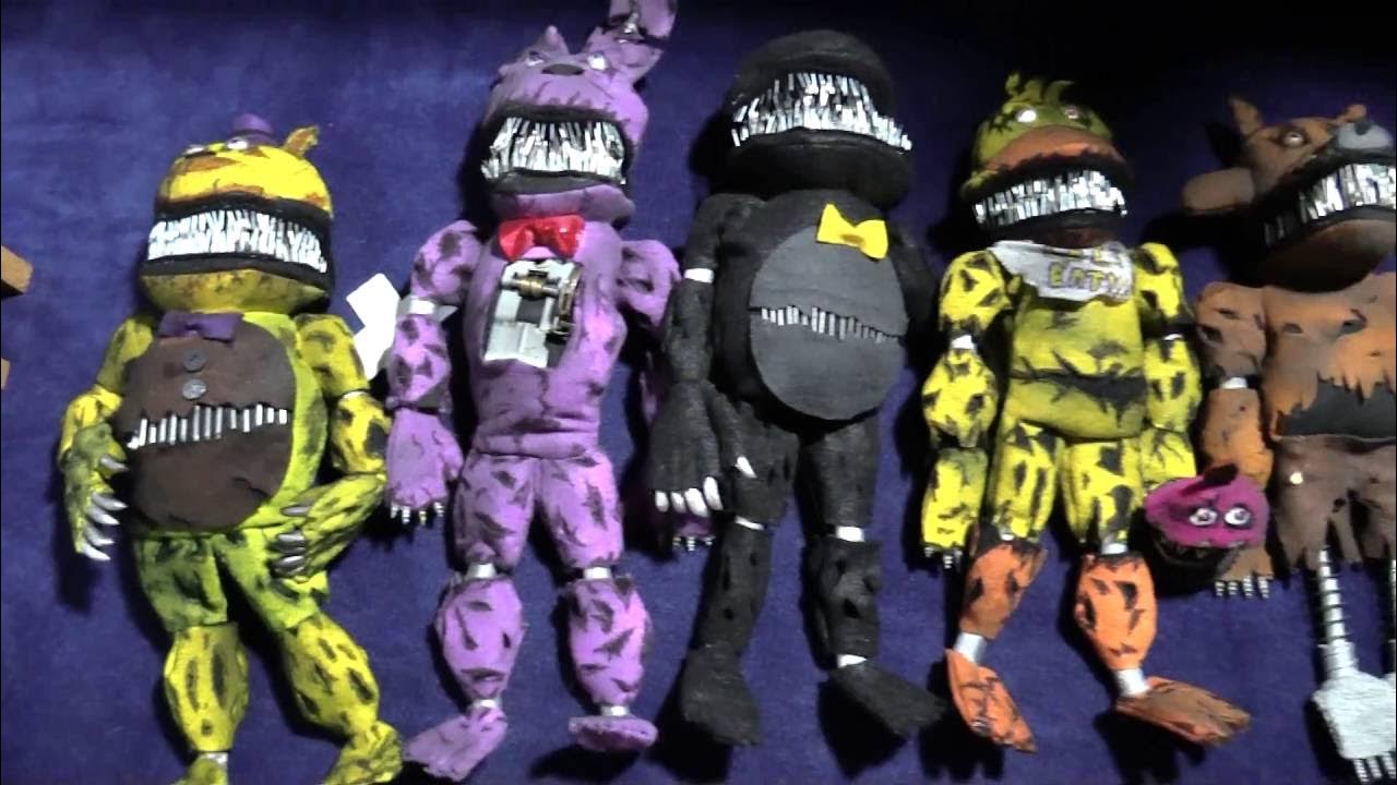 FNAF 4 Five Nights At Freddy's lot of 6 Office Dunn Puppet Foxy