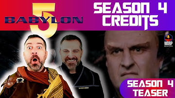 Babylon 5 Season 4 Credits Reaction - New Season Starts Friday! FIRST TIME WATCHING!
