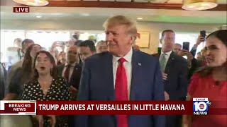 Trump visits Little Havana's Versailles restaurant