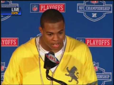 Pierre Thomas NFC Championship Post-Game Interview