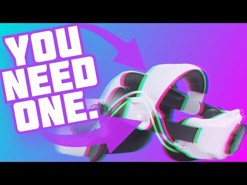 🚨WHY YOU NEED A 3RD-PARTY HEADBAND!😮🚨 #shorts​​ #Quest #VR #meta #quest2 #game | Oculus Quest 2