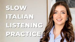 Slow Italian ONLY listening practice: Spring 🌸 (with subtitles)
