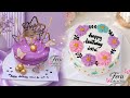 2 Beautiful Birthday Cakes 💜 Butterfly Cake & Floral Cake Decorating | Fera Cake & Craft Episode 93