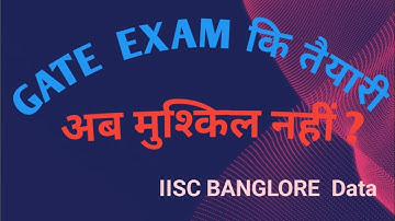 GATE Exam Analysis: Unveiling IISC Bangalore Data for Future Preparation
